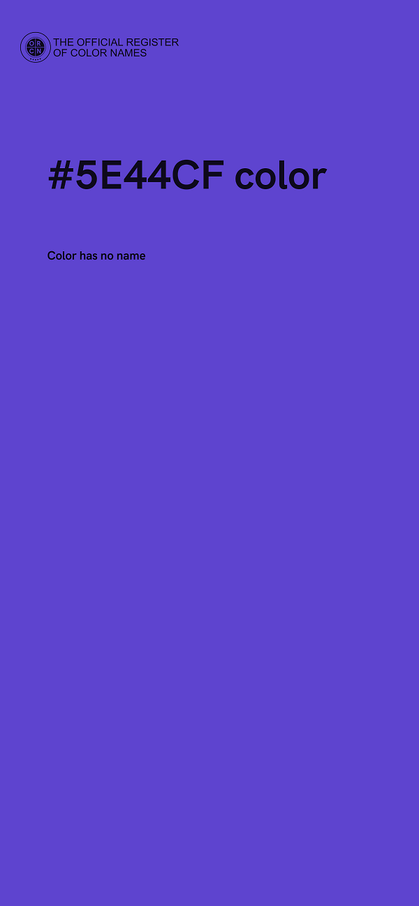 #5E44CF color image