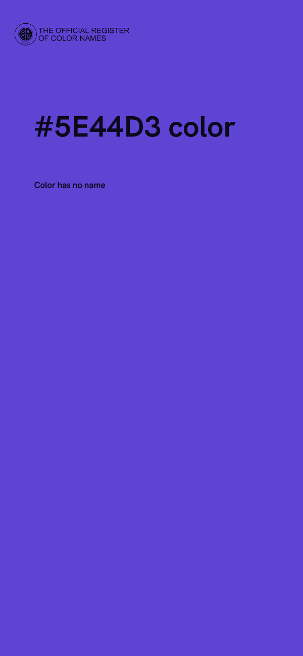 #5E44D3 color image