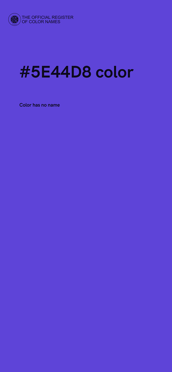 #5E44D8 color image