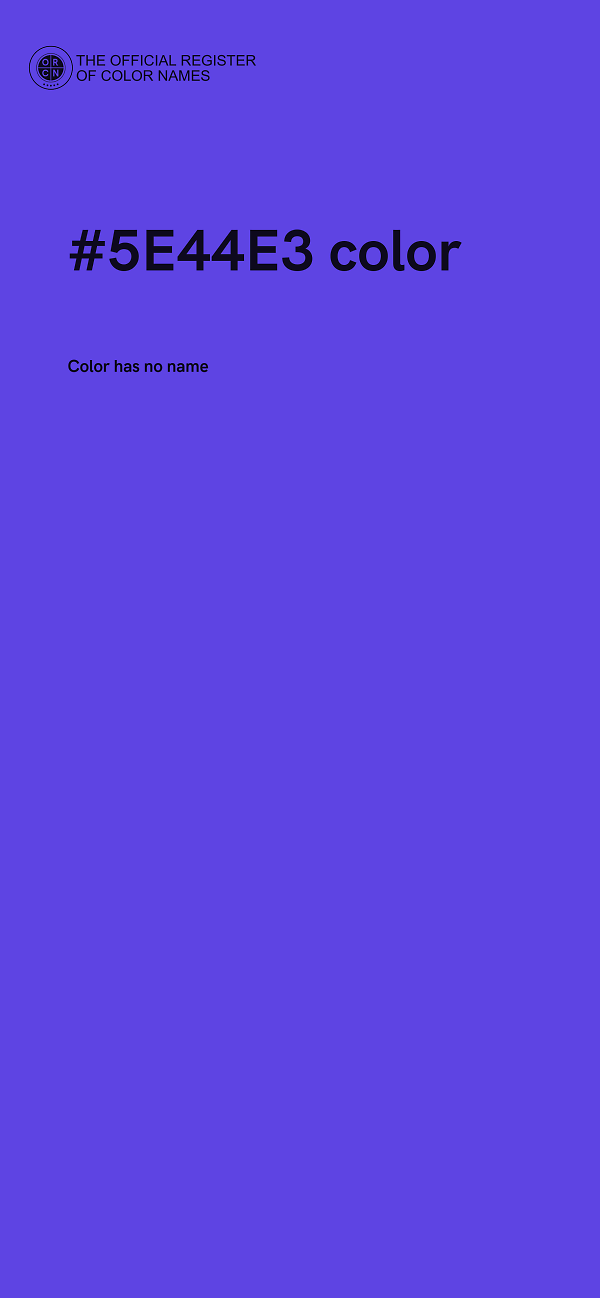 #5E44E3 color image