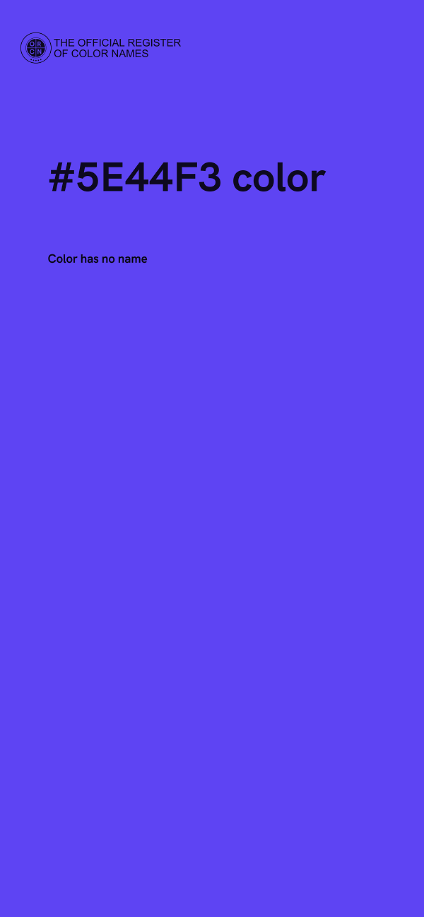 #5E44F3 color image