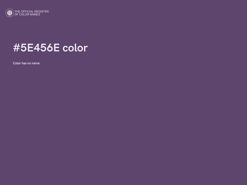 #5E456E color image