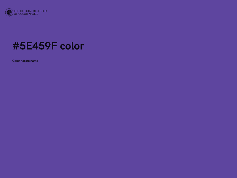 #5E459F color image