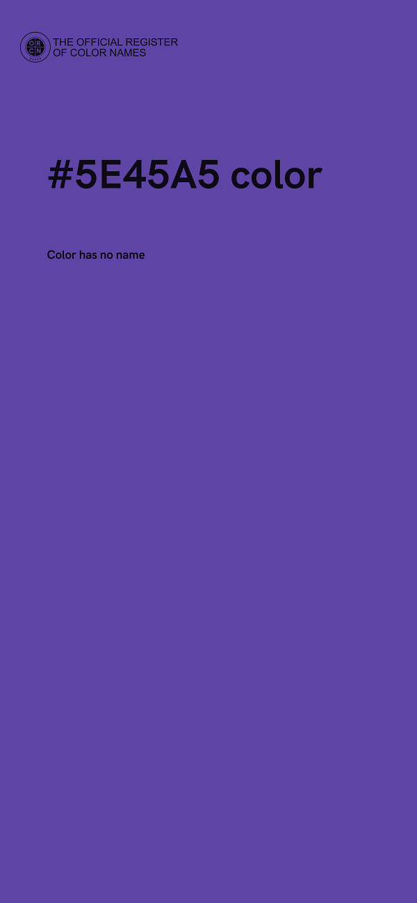#5E45A5 color image