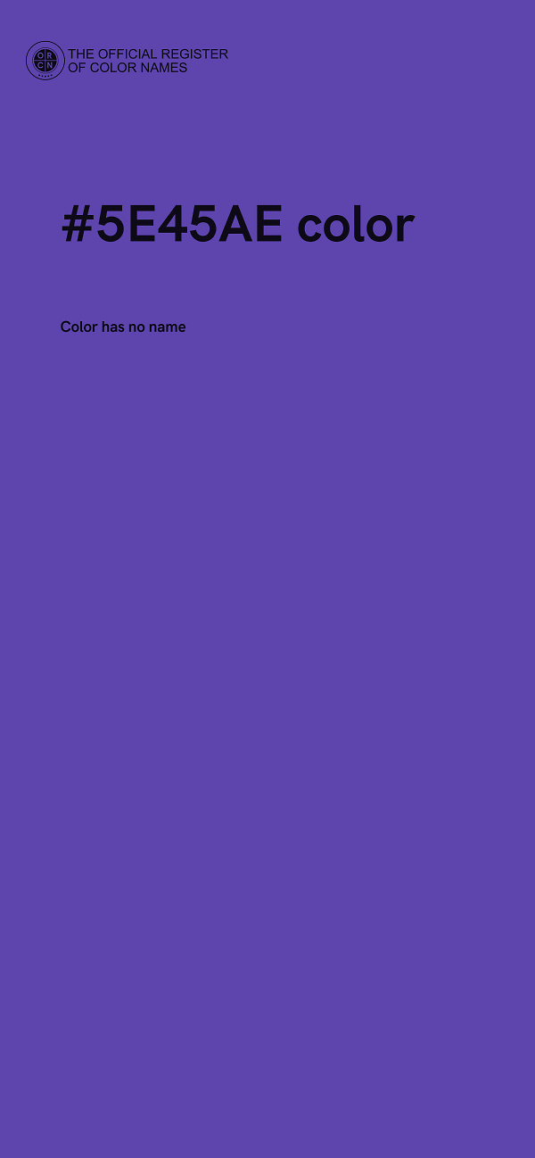 #5E45AE color image