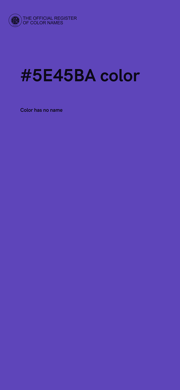 #5E45BA color image