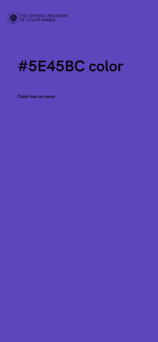 #5E45BC color image