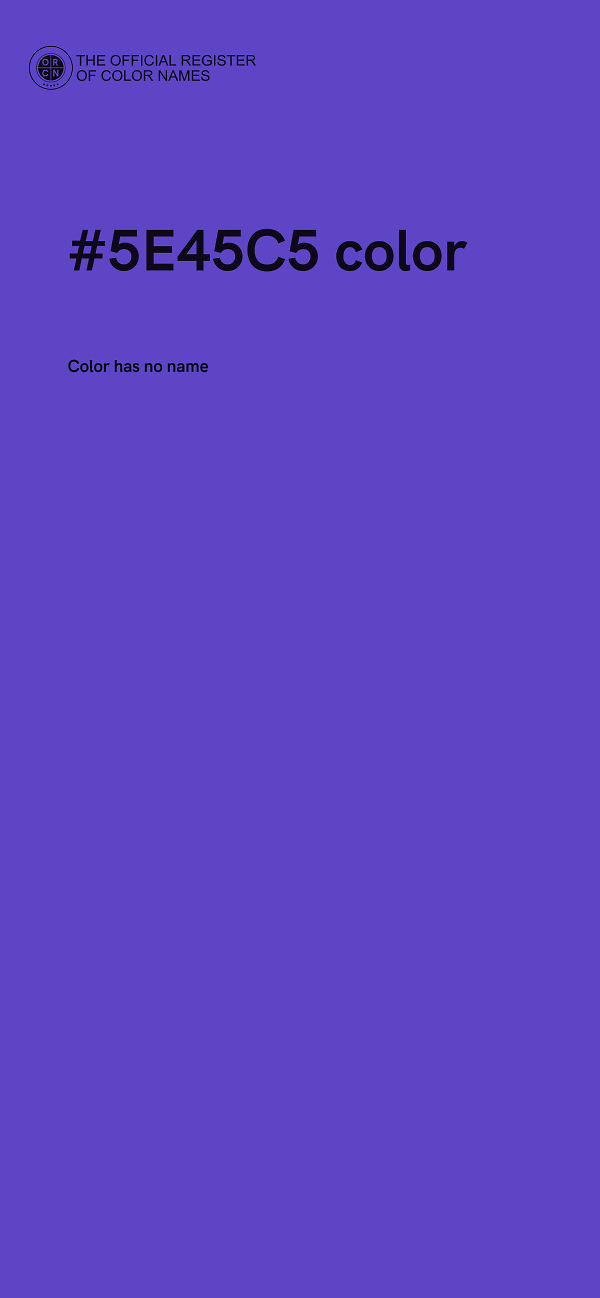 #5E45C5 color image