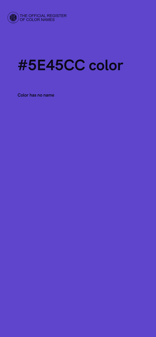 #5E45CC color image