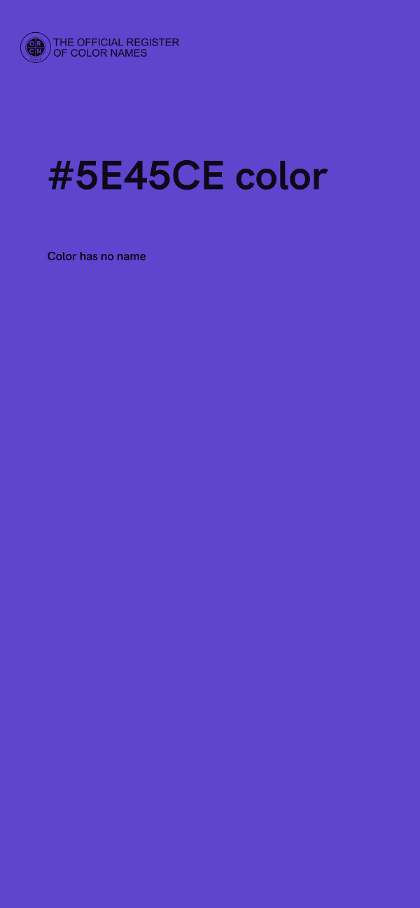 #5E45CE color image