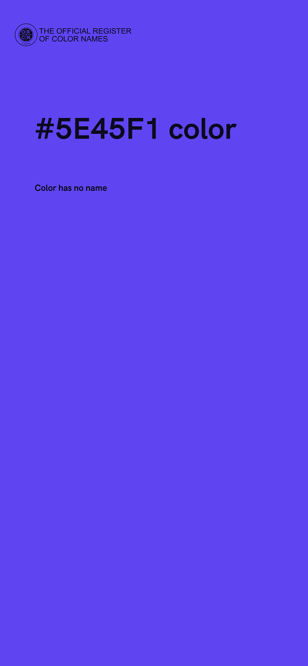 #5E45F1 color image