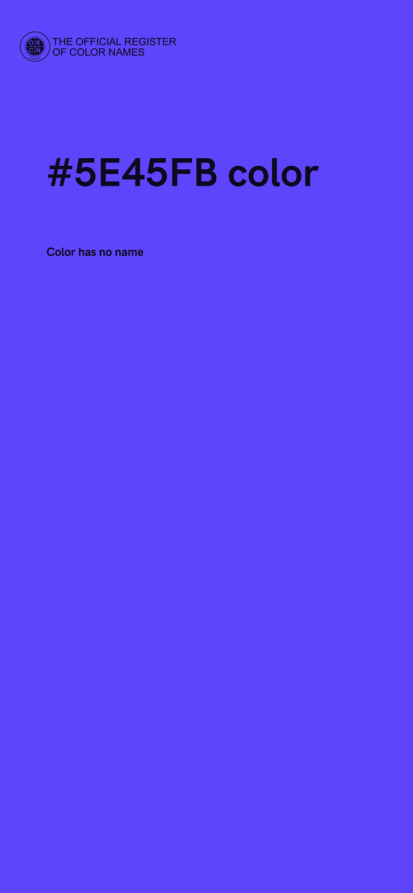 #5E45FB color image