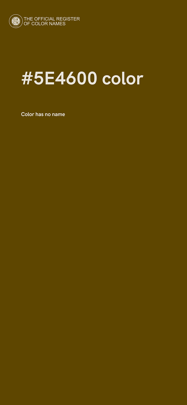 #5E4600 color image