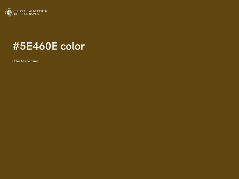 #5E460E color image