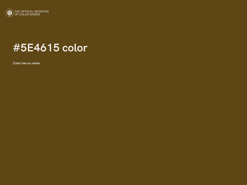 #5E4615 color image