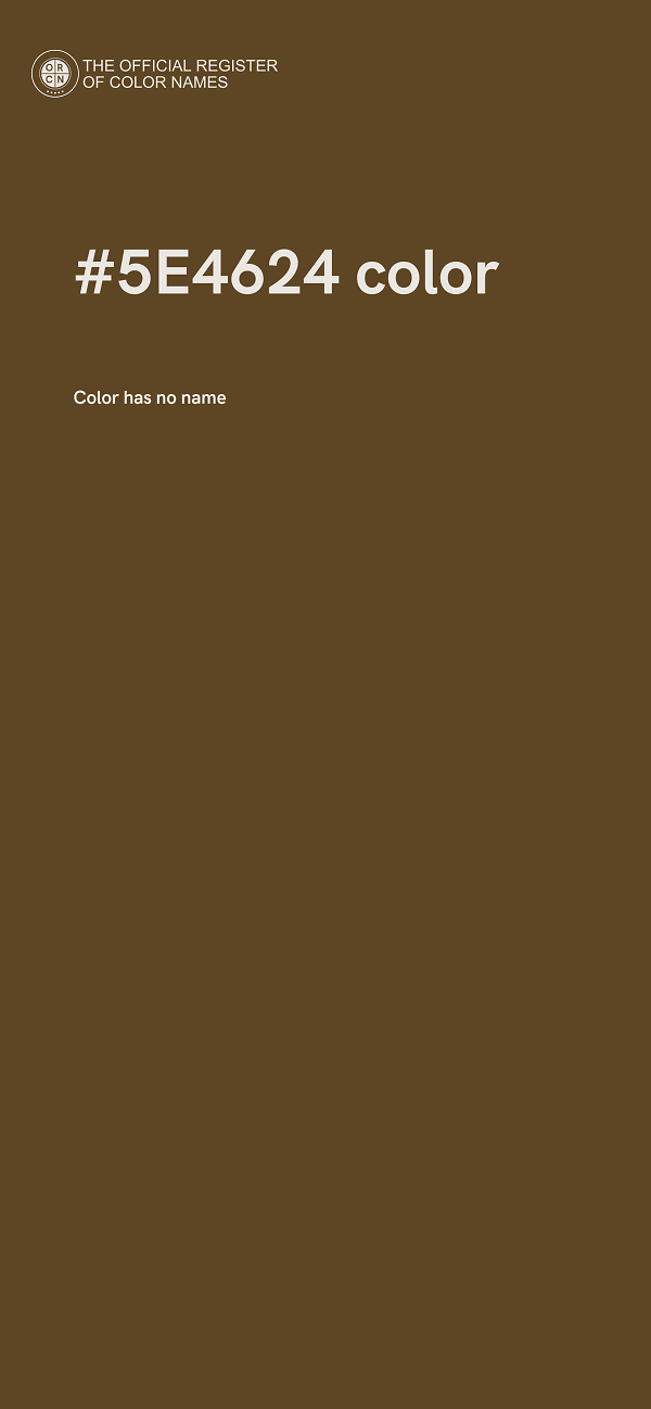 #5E4624 color image