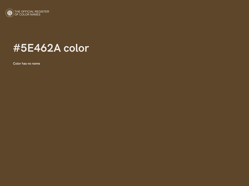 #5E462A color image
