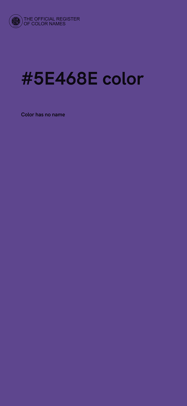 #5E468E color image