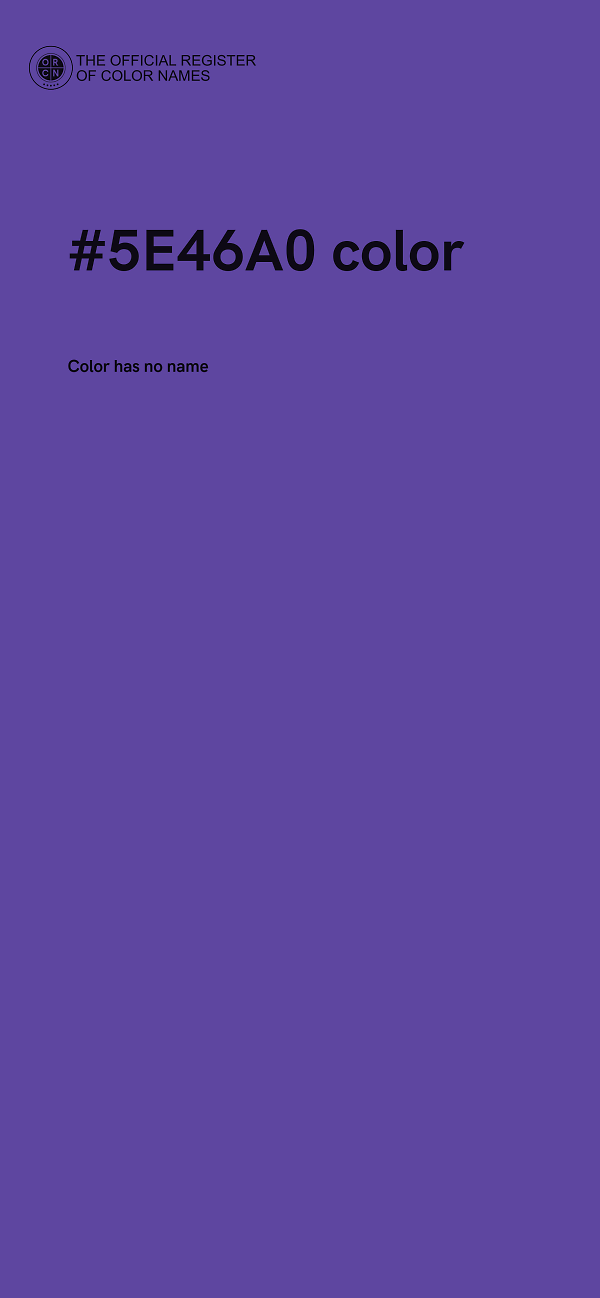 #5E46A0 color image