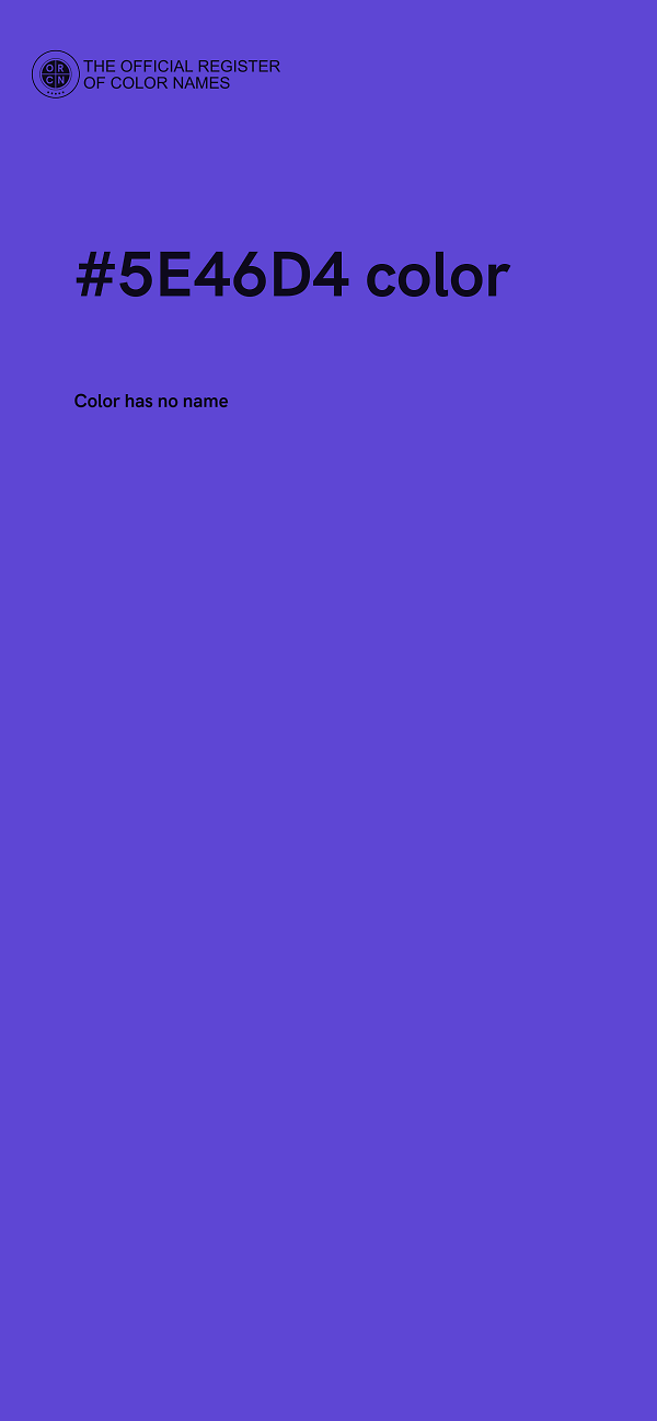 #5E46D4 color image
