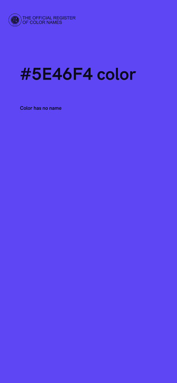 #5E46F4 color image