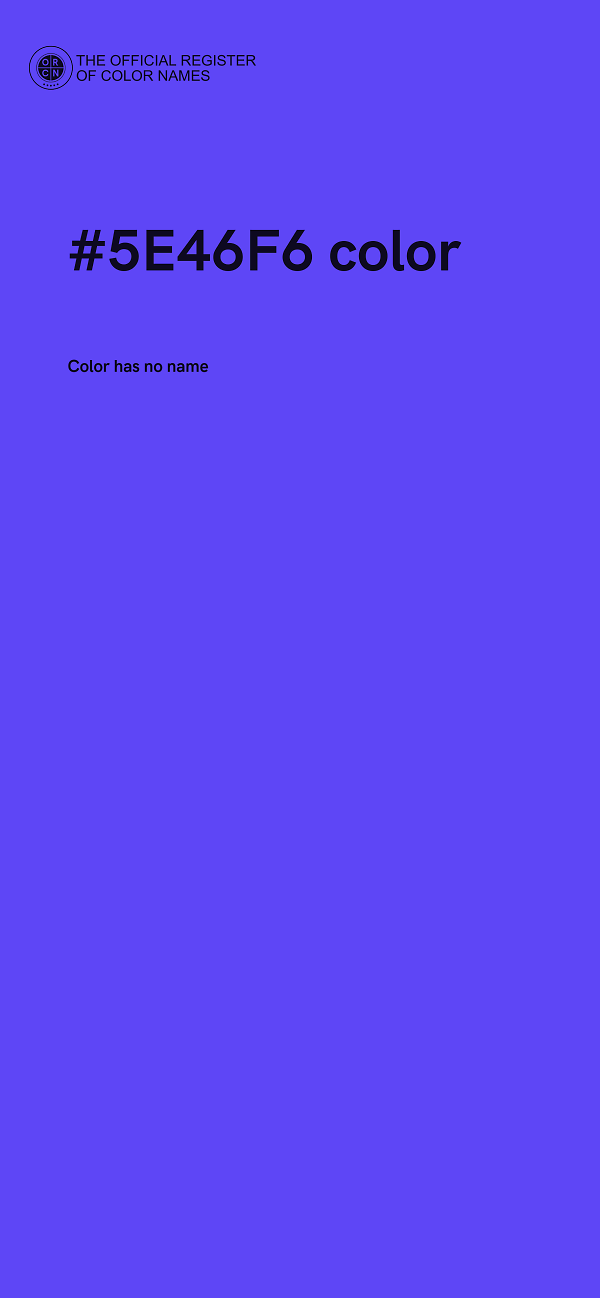 #5E46F6 color image
