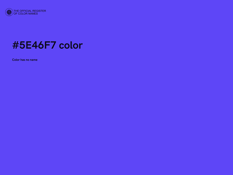 #5E46F7 color image