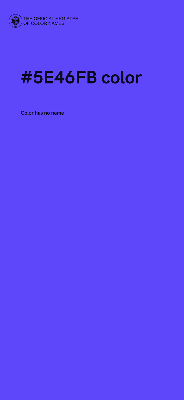 #5E46FB color image
