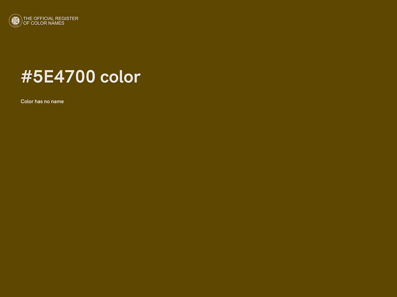 #5E4700 color image