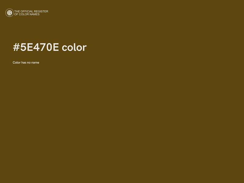 #5E470E color image