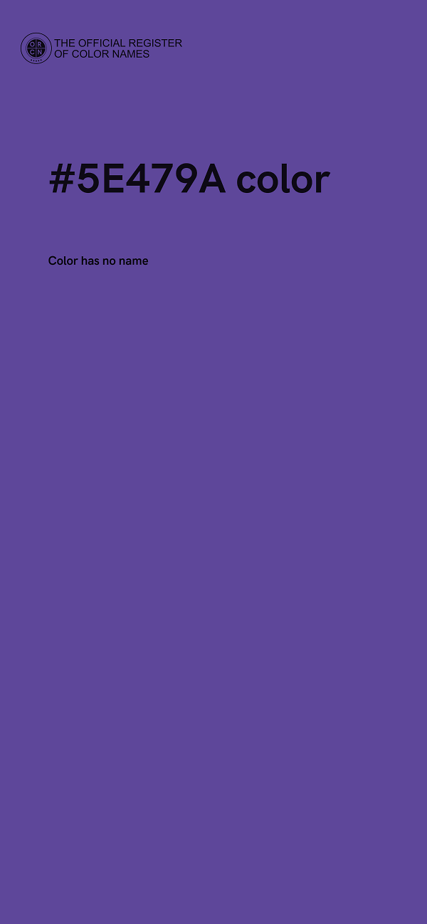 #5E479A color image