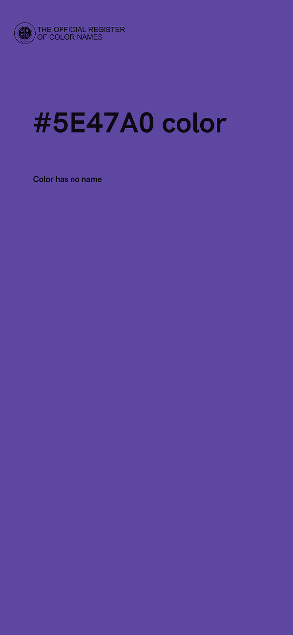 #5E47A0 color image