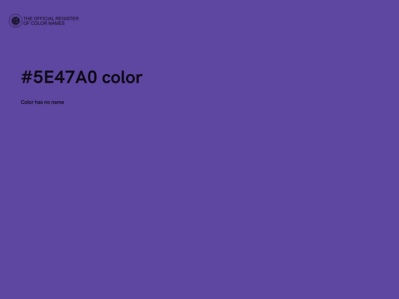 #5E47A0 color image