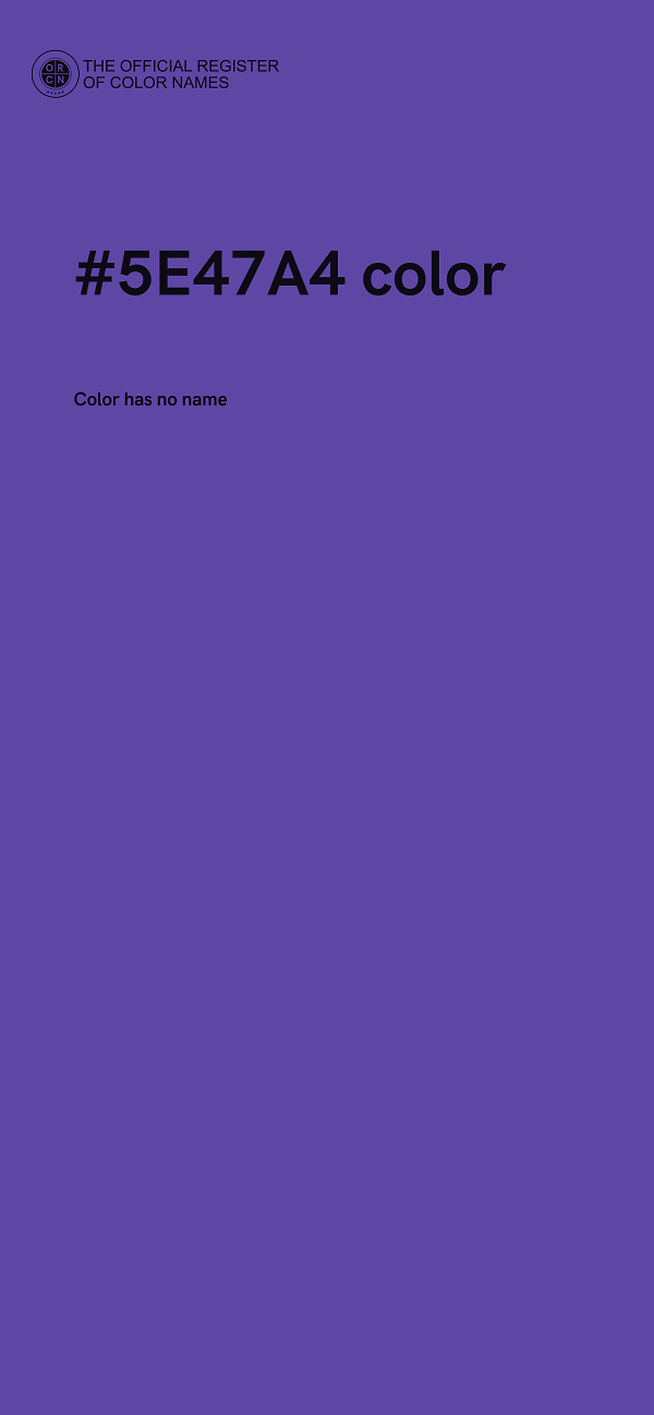 #5E47A4 color image