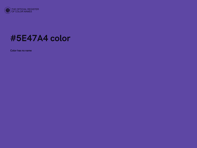 #5E47A4 color image