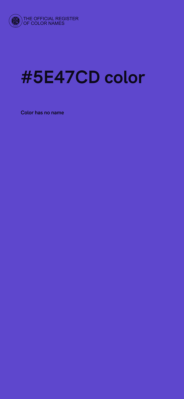 #5E47CD color image
