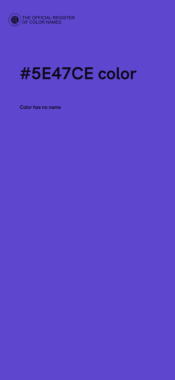 #5E47CE color image