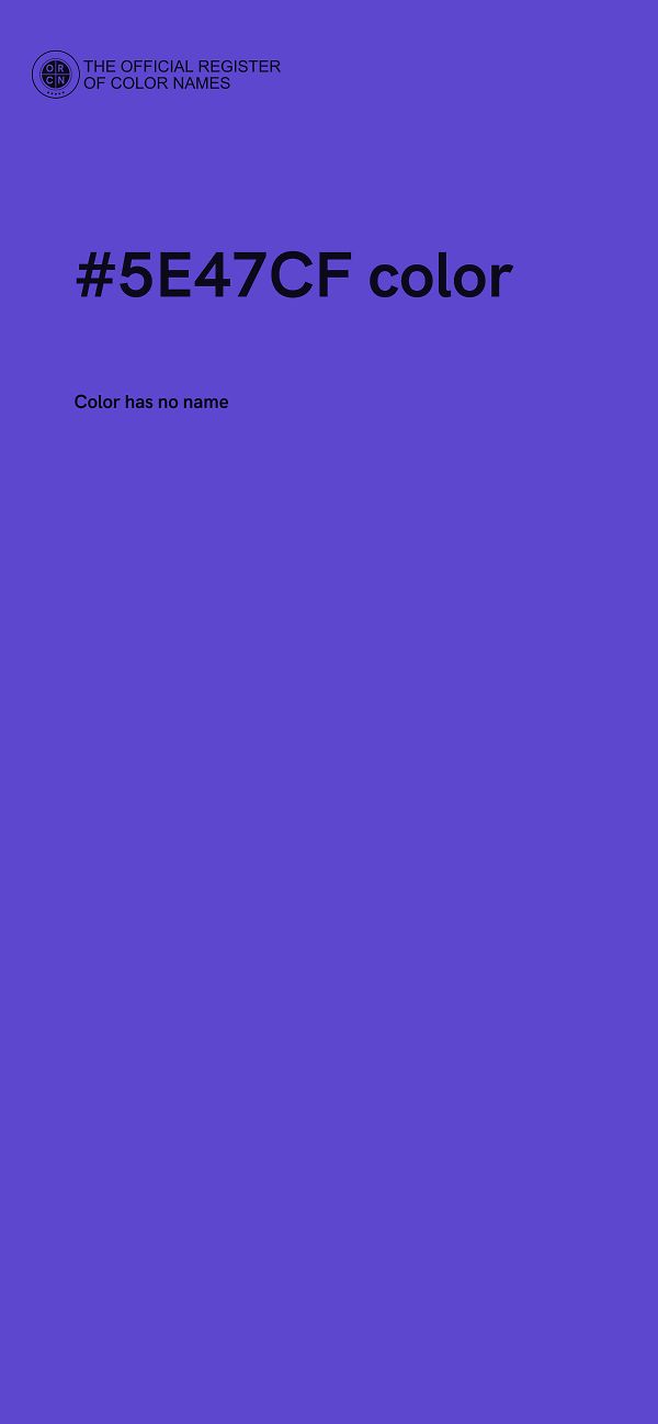 #5E47CF color image