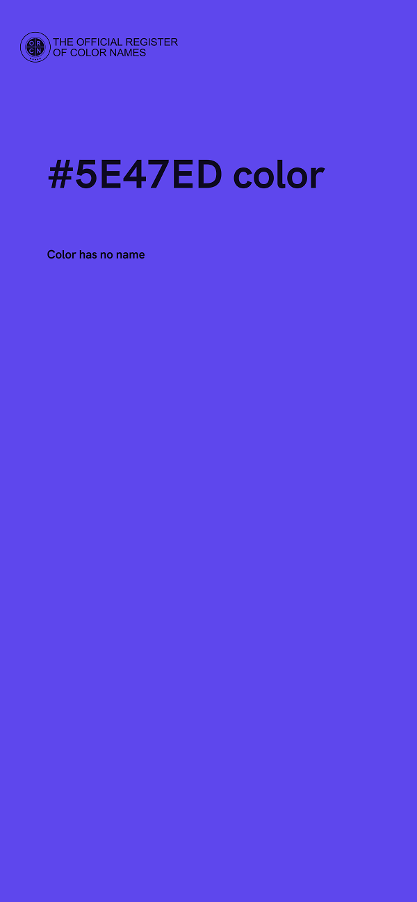 #5E47ED color image