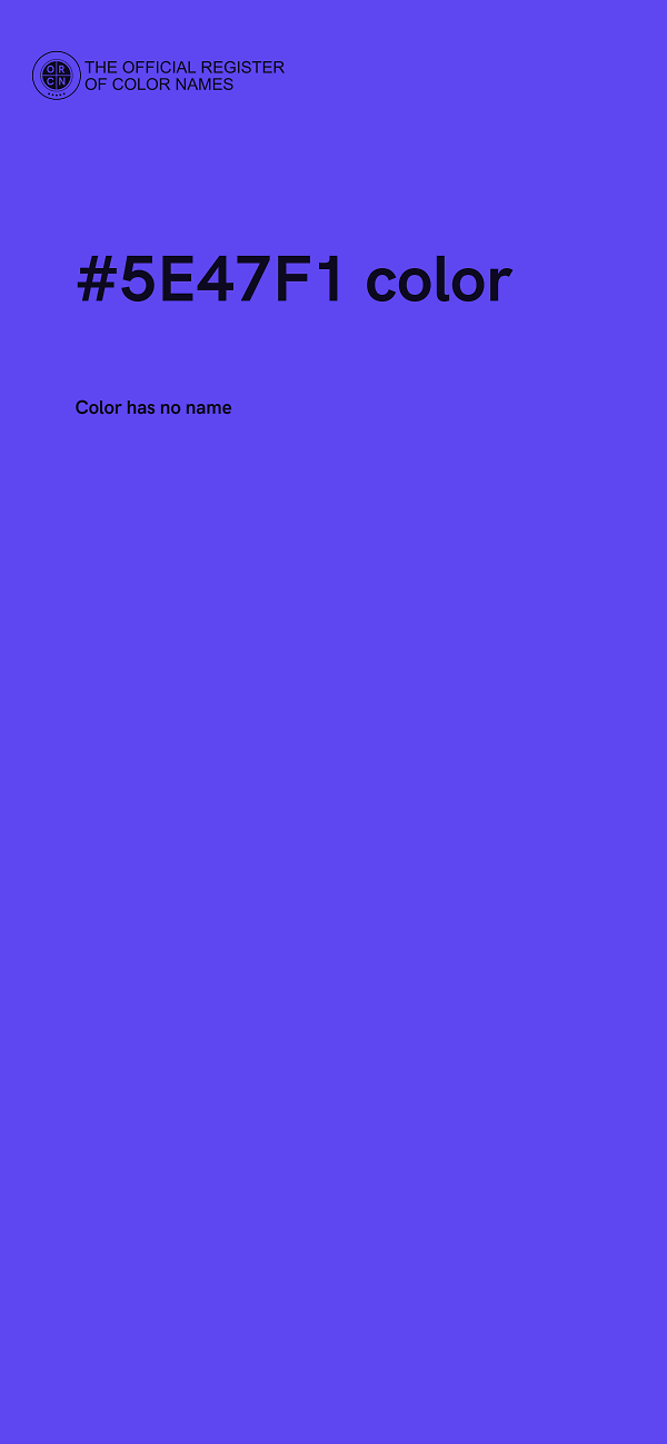 #5E47F1 color image