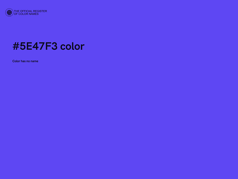 #5E47F3 color image