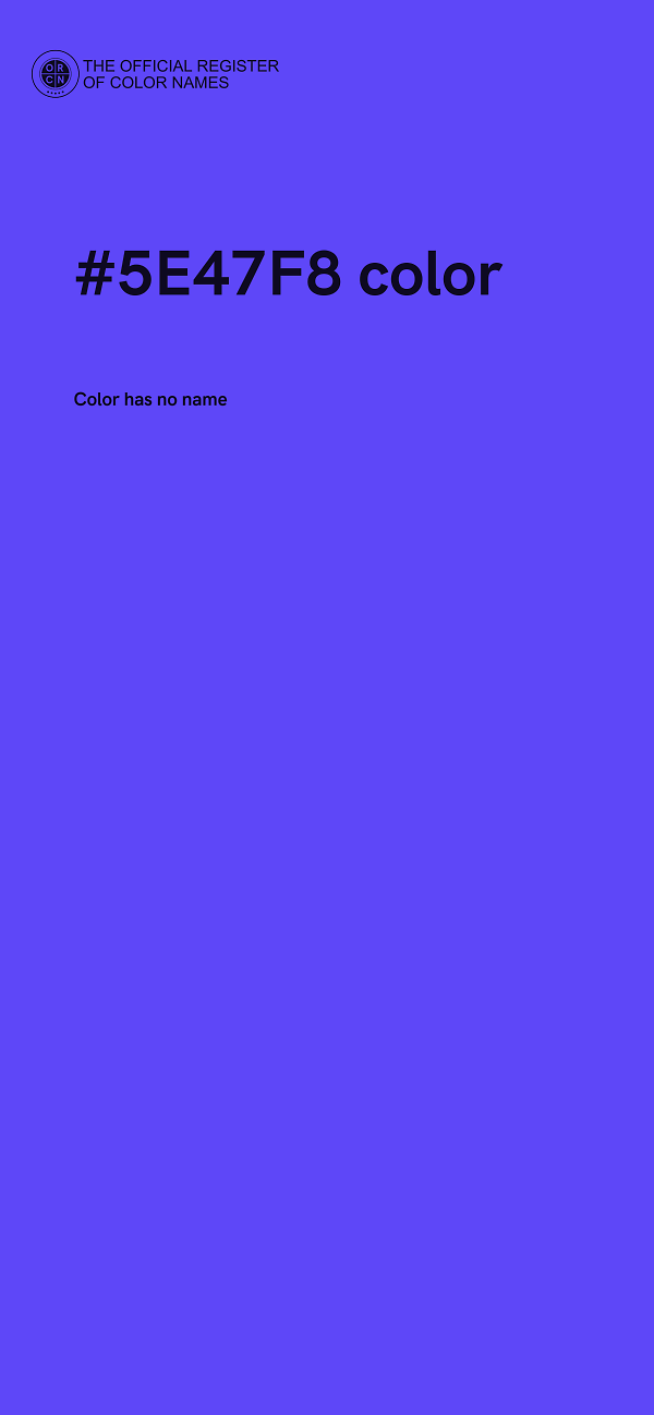 #5E47F8 color image