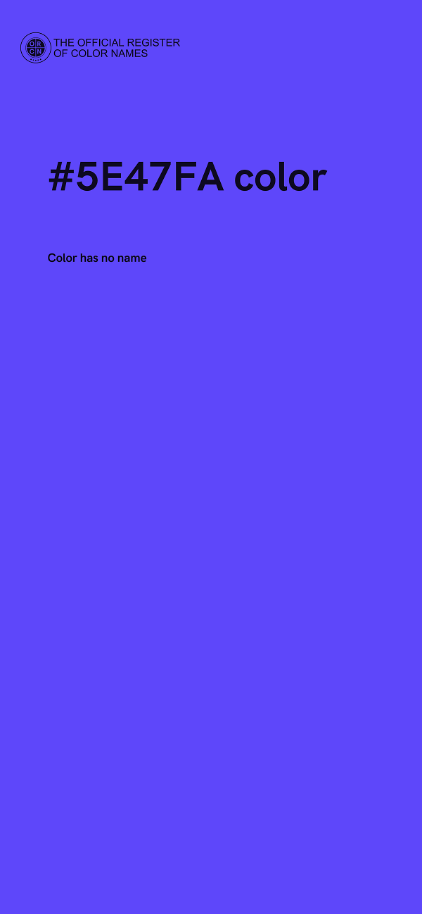 #5E47FA color image