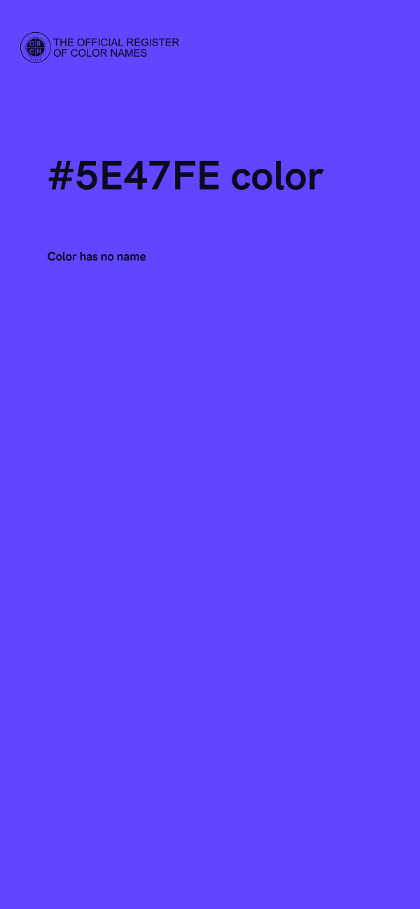 #5E47FE color image