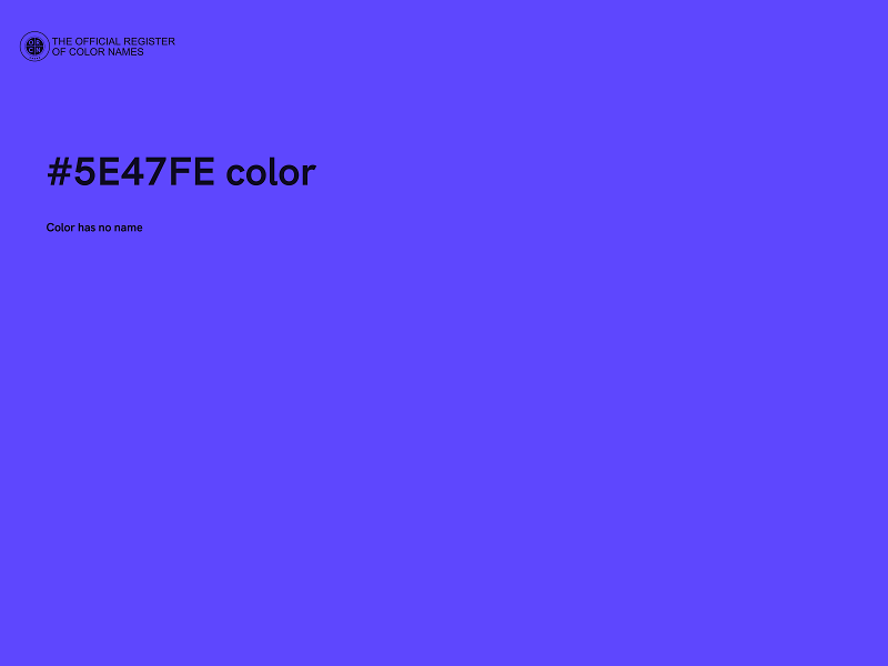 #5E47FE color image