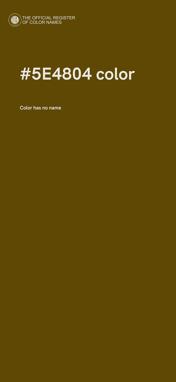 #5E4804 color image