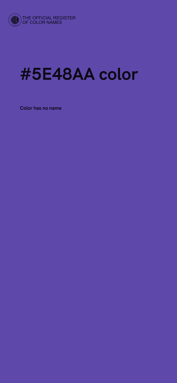 #5E48AA color image
