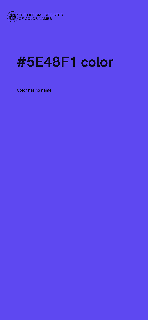 #5E48F1 color image