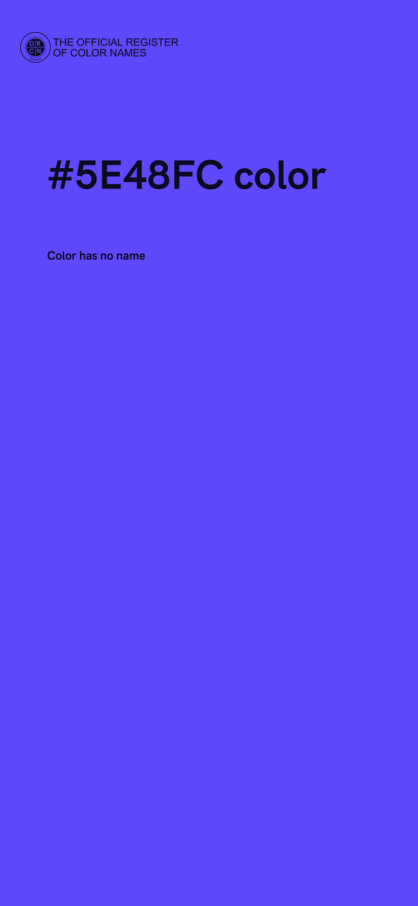 #5E48FC color image