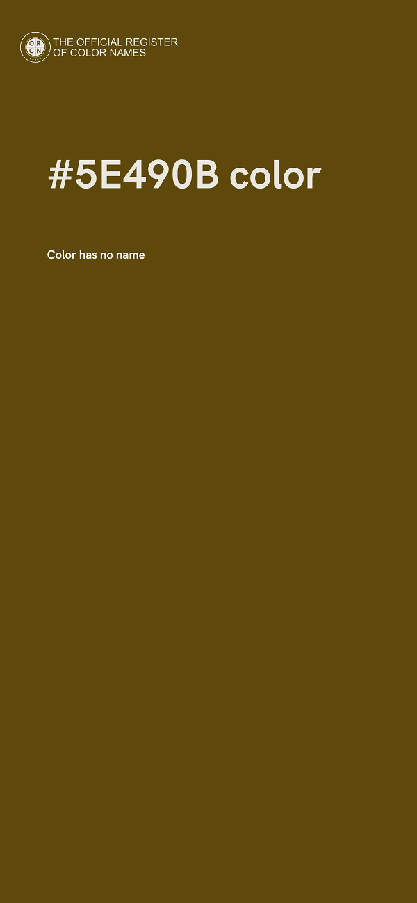#5E490B color image